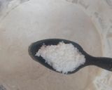 A picture of step 5 of Masa in frying pan.