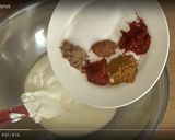 A picture of step 1 of Chicken Gyros.