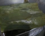 Foto langkah ke 7 dari resep Lontong Loyang (alas daun pisang).