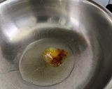 A picture of step 2 of Mogri sabji.