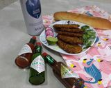 عکس مرحله 5 از دستور کتلت کنجدی با سیب زمینی و گوشت چرخکرده