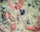 Gambar langkah 8 resipi Jantung Pisang Masak Lemak Cili Padi.