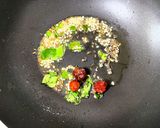 A picture of step 2 of Raw Banana Sukka (Balakai Sukka - Mangalorean style).
