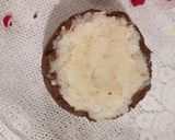 A picture of step 5 of Shreefal Mava modak.
