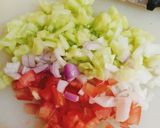 A picture of step 2 of Mint Flavor Salad,Raita.