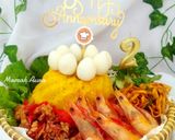 Foto langkah ke 4 dari resep Mini Tumpeng Nasi Kuning (2nd Anniversary Cookpad Pontianak).