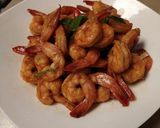 Hình bước làm 5 của món Tôm bóc vỏ rim