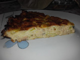 Pastel de calabacín y atún