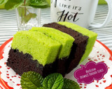 Foto langkah ke 11 dari resep 395. Brownies Pandan Kukus (ala) Amanda.