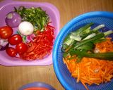 A picture of step 1 of White rice and veggies.