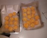Foto langkah ke 4 dari resep Bola Ubi Crispy Mozarella, Coklat.