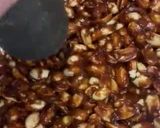A picture of step 4 of Moongphali Chikki (peanut brittle).