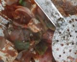 A picture of step 3 of Kadai Paneer.