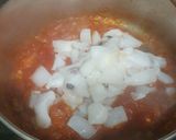 A picture of step 4 of Meatballs with Cuttlefish and Shrimp Tails.
