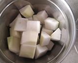 A picture of step 2 of Kuttu Flour Chilla.