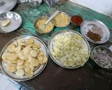 पापड़ी चाट रेसिपी चरण 1 फोटो