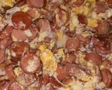 Foto del paso 2 de la receta: Huevos Revueltos con Salchicha -Scrambled Eggs with Sausage