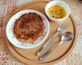 A picture of step 6 of Broken wheat and lentils Adai.