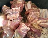 A picture of step 4 of Rajasthani Laal Maans Curry (Rajasthani Royal Mutton curry).