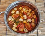 Hình bước làm 5 của món Lẩu chua cay hoa đồng nội