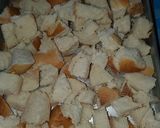 A picture of step 3 of Classic NOLA Bread Pudding with Bourbon Sauce.