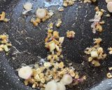 A picture of step 3 of Blue Fried Rice.