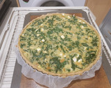 Foto del paso 8 de la receta: Quiche de espinacas y calabaza con base multicereales