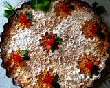 A picture of step 3 of Apple crumble pie.