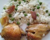 Párolt omlós sült csirke rizibizivel 🐤🐥 recept fázis 4 fotója