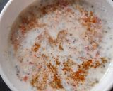 A picture of step 4 of Chia Seed Raita.