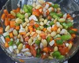 A picture of step 3 of Mocha Koda Salad [Field Bean Delight].