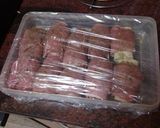 Foto del paso 3 de la receta Rollitos de cerdo con papas fritas y salsa a la pimienta