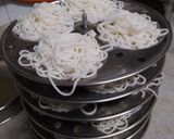 A picture of step 8 of Idiyappam.