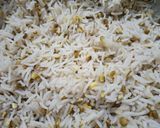A picture of step 4 of Moong Daal khichri.