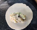 A picture of step 3 of Aloo anardana gujiya.