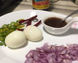 A picture of step 1 of Mother In Law Sweet And Sour Eggs Salad.