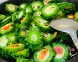 A picture of step 2 of Bhuna Karela (Bitter gourd dry).
