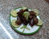 صورة لخطوة 8 من وصفة كبده دجاج مشويه😋 بطريقتي