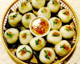 Hình bước làm 8 của món Bánh ít trần chay !