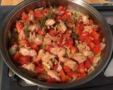 Une image de l'étape 8 de Araignée de porc marinée thym,citron et poivre vert frais & sautée tomates et oignon.