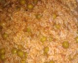 A picture of step 4 of Matar rice.