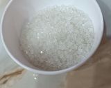 A picture of step 1 of Curd Lassi with dry fruit.