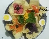 Une image de l'étape 1 de Salade crêpe.