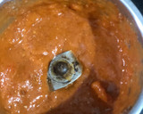 A picture of step 3 of Mutter Paneer (paneer from rice).