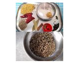 A picture of step 1 of Jhal Muri Masala.