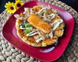 Foto langkah ke 9 dari resep Okonomiyaki Seafood Salmon Sederhana.