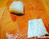Foto del paso 2 de la receta: Atascaburras con alioli de curry gratinado y chips de bacalao