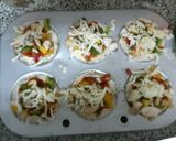 A picture of step 4 of Pizza Muffins.