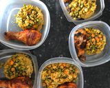 A picture of step 3 of Couscous with Chicken.