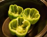 A picture of step 2 of Stuffed Bell Peppers.